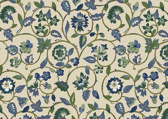 Land & Shore Esther, Green - Twist&Fit Roman Blind - Image 8